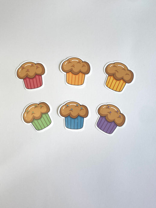 Muffin Sticker Set