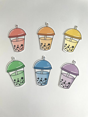 Boba Sticker Set